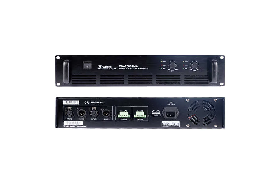 Westa WA-2500TMA 100V 2X500W AMFİ