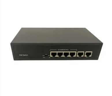 Starboard SB-3E0106P-E/NM 4 Port 100 Mbps PoE / 2 Port 100 Mbps Uplink 55W Yönetilemez Switch