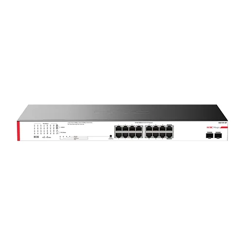 H3C Magic BS218F-HP (9801A5C3) 16 Port Gigabit PoE + 2 SFP 225W Rack Tipi Switch
