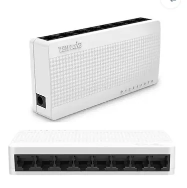 Tenda S108 8 Port 10/100 Mbps Yönetilemez Switch
