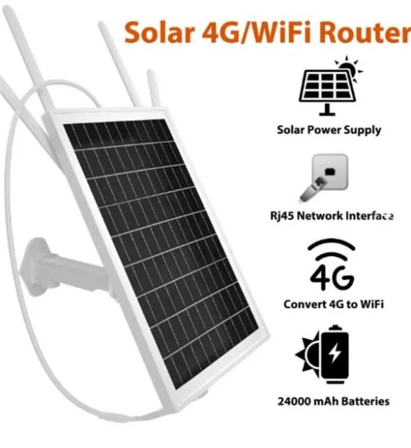Apronx APX-SR415 Wireless 4G Solar Modem 15w (10-12 Kullanıcı) 20400mAh