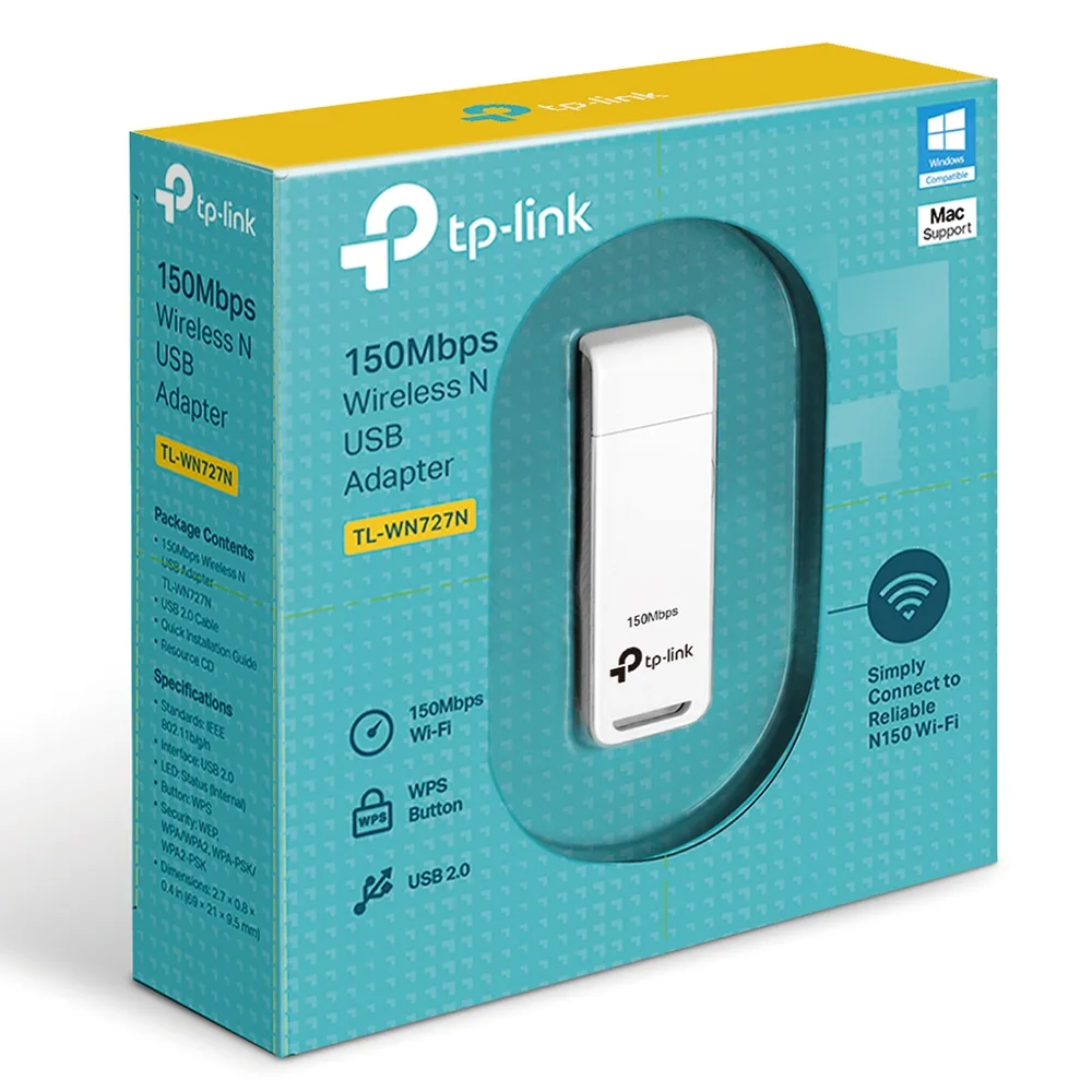 TP-Lınk TL-WN727N 150 Mbps USB Wıreless Adaptör
