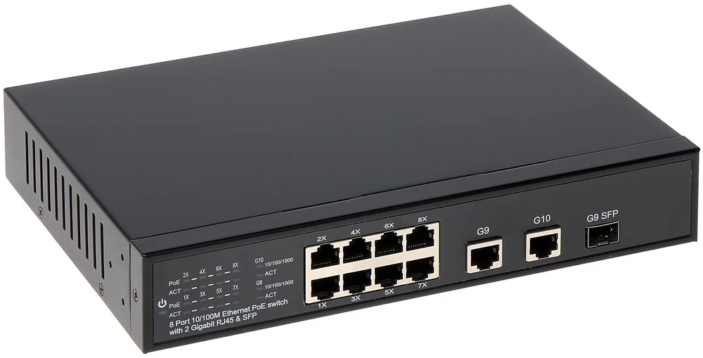 Starboard SB-3E0208P-1SFP/120W 8 Port PoE 10/100 / 2x Gigabit 1x SFP