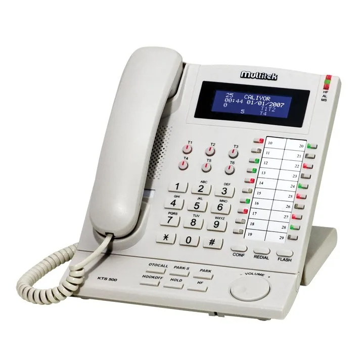 Multitek KTS500 Çok Fonksiyonlu Santral Konsol Telefonu