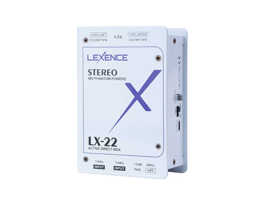 LX-22 Active Stereo DI Box
