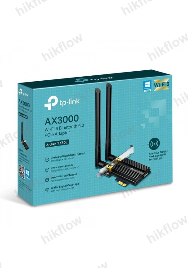 TP-Link Archer TX50E AX3000 Wi-Fi 6 Bluetooth 5.0 PCIe Adaptör