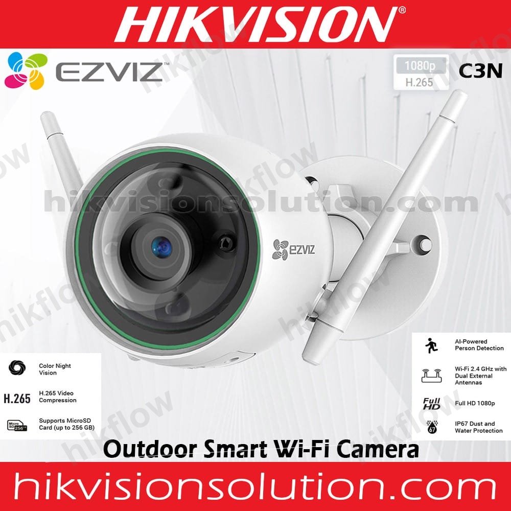EZVIZ C3N 1080p Akıllı Wi-Fi Dış Mekan Kamera