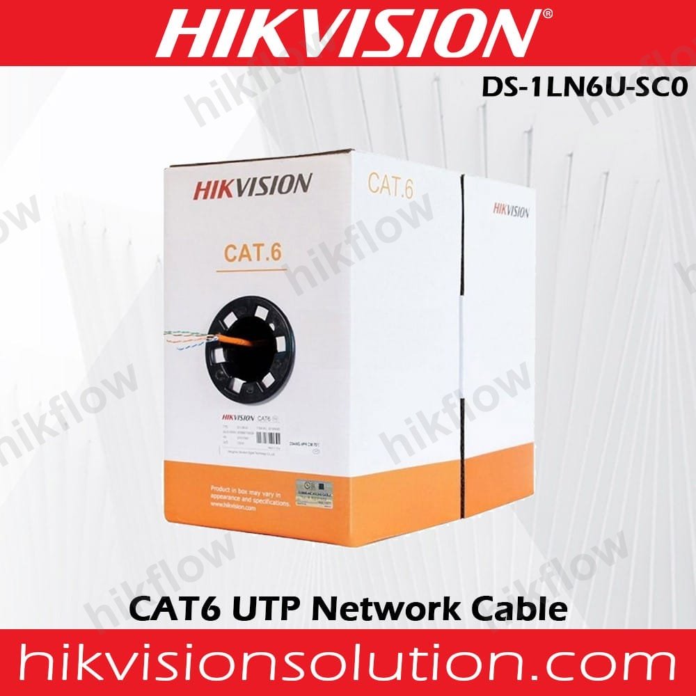 Hikvision DS-1LN6U-W/CCA Cat6 UTP Kablo (305m)