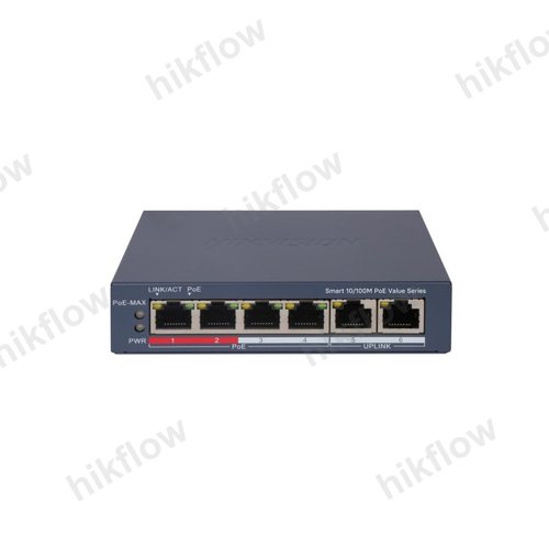 Hikvision DS-3E1106P-EI/M 6 Port 100 Mbps Akıllı Yönetilebilir PoE Switch