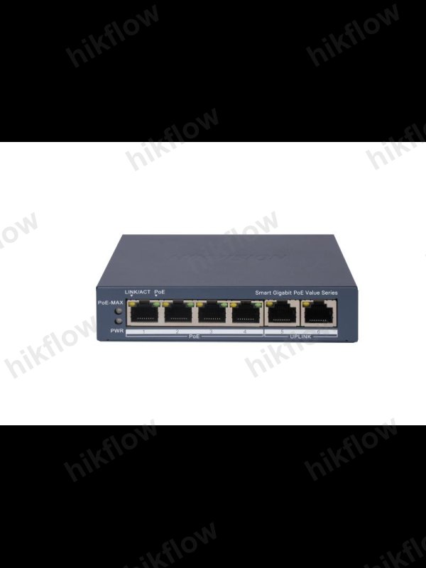 Hikvision DS-3E1506P-EI/M 6 Port Gigabit Akıllı Yönetilebilir PoE Switch