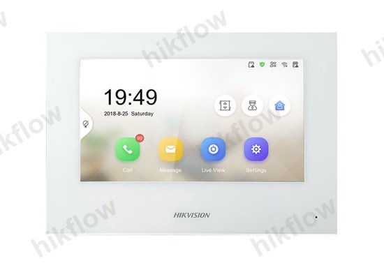 Hikvision DS-KH6320-WTE2 7 inç Dokunmatik İç Ünite