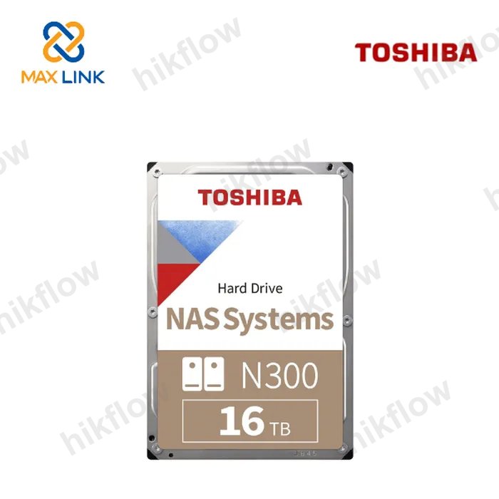 Toshiba N300 16TB NAS Sabit Disk (HDWG31GUZSVA)