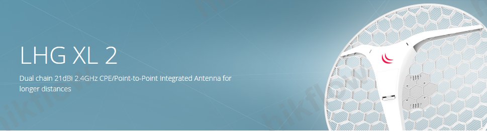 MikroTik LHG XL 2 (RBLHG-2nD-XL) 2.4 GHz 21 dBi Access Point
