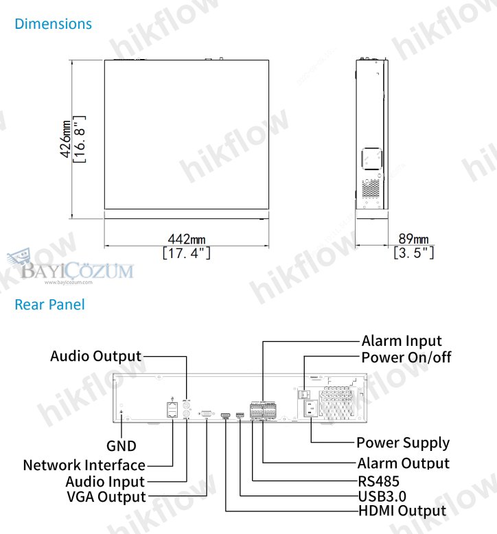 Uniview NVR502-09B 9 Kanal NVR Kayıt Cihazı