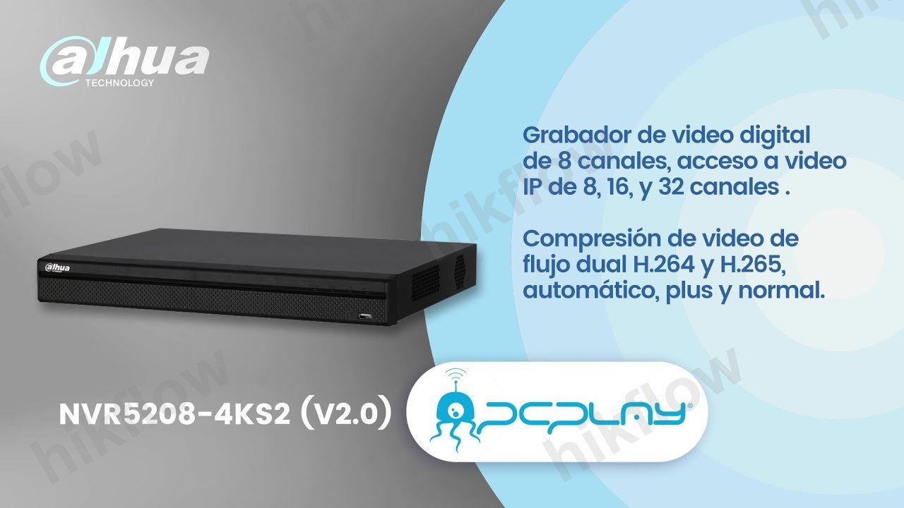 Dahua NVR5208-4KS2 8 Kanal 4K NVR Kayıt Cihazı