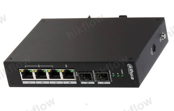 Dahua PFS4206-4P-120 4 Port Endüstriyel PoE Switch
