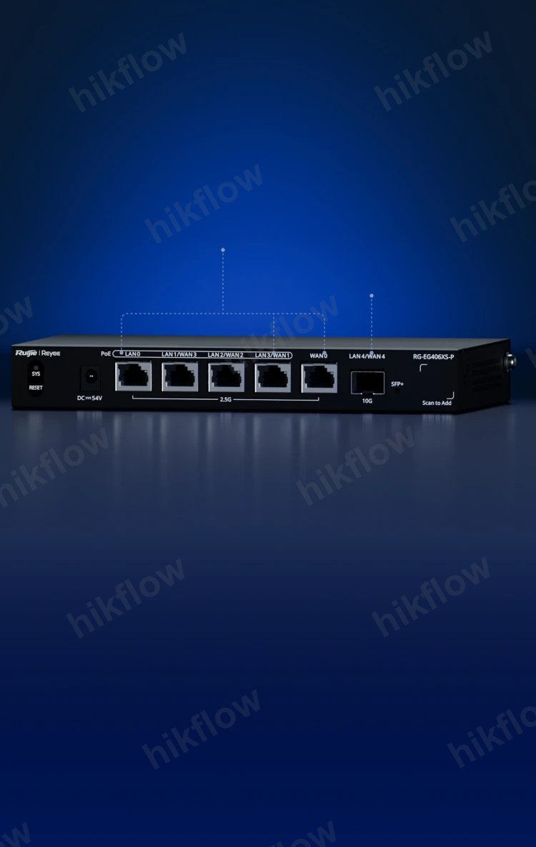 Ruijie Reyee RG-EG406XS 6-Port 10G Bulut Yönetilebilir Router