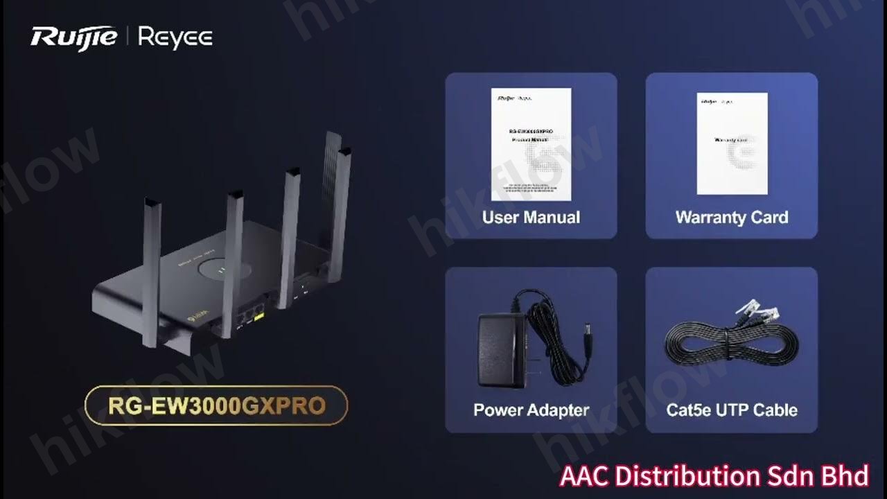 Ruijie Reyee RG-EW3000GX AX3000 Wi-Fi 6 Mesh Router