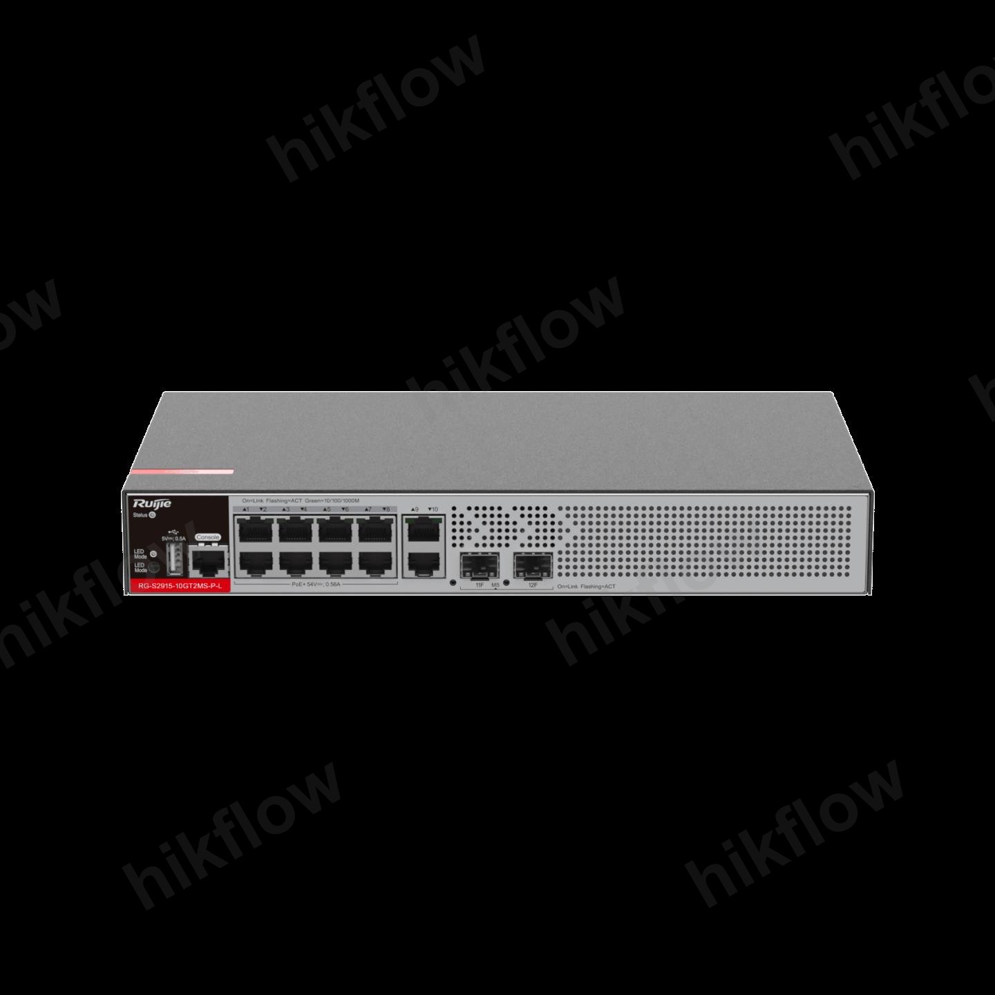 Ruijie RG-S2915-10GT2MS-P-L 10 Port Gigabit PoE Switch