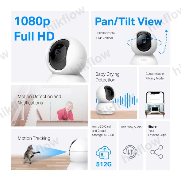 TP-Link Tapo C200 V3 1080p Wi-Fi Güvenlik Kamerası