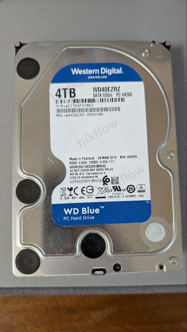 Western Digital Blue 4TB 3.5" HDD (WD40EZRZ)