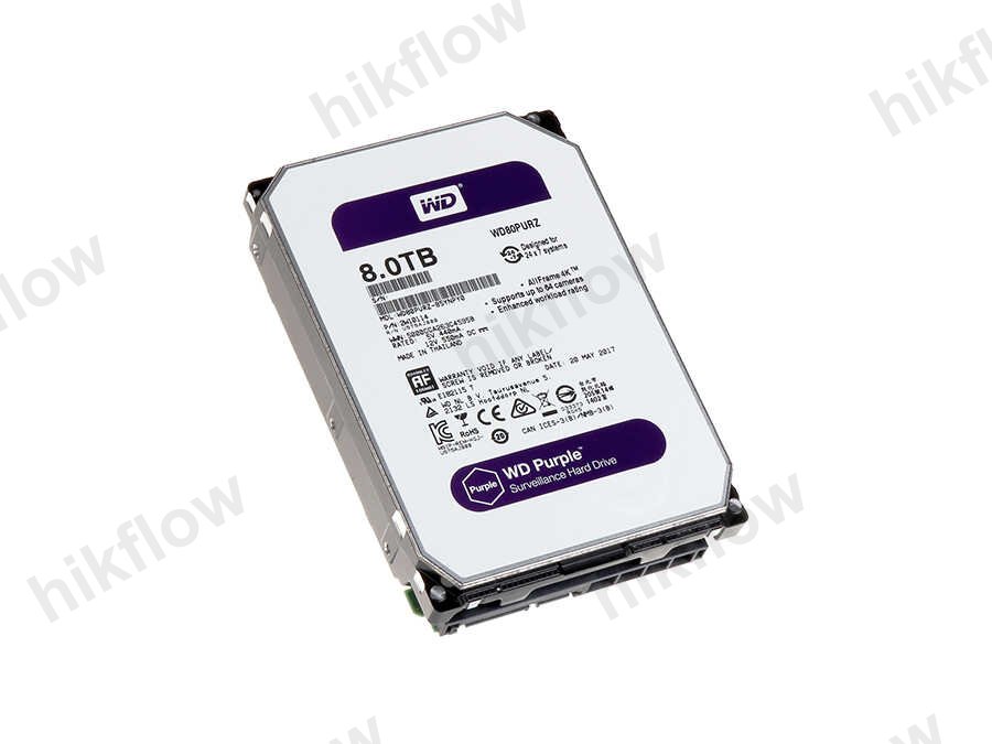 Western Digital Purple 8TB 3.5" Güvenlik Diski (WD80PURZ)
